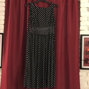 Fun Black and White Polka Dot Maxi!